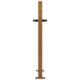 vidaXL Gate square 100x75 cm corten steel