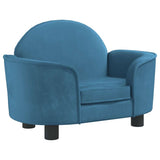 vidaXL Dog Bed 66x40x45 cm velvet blue