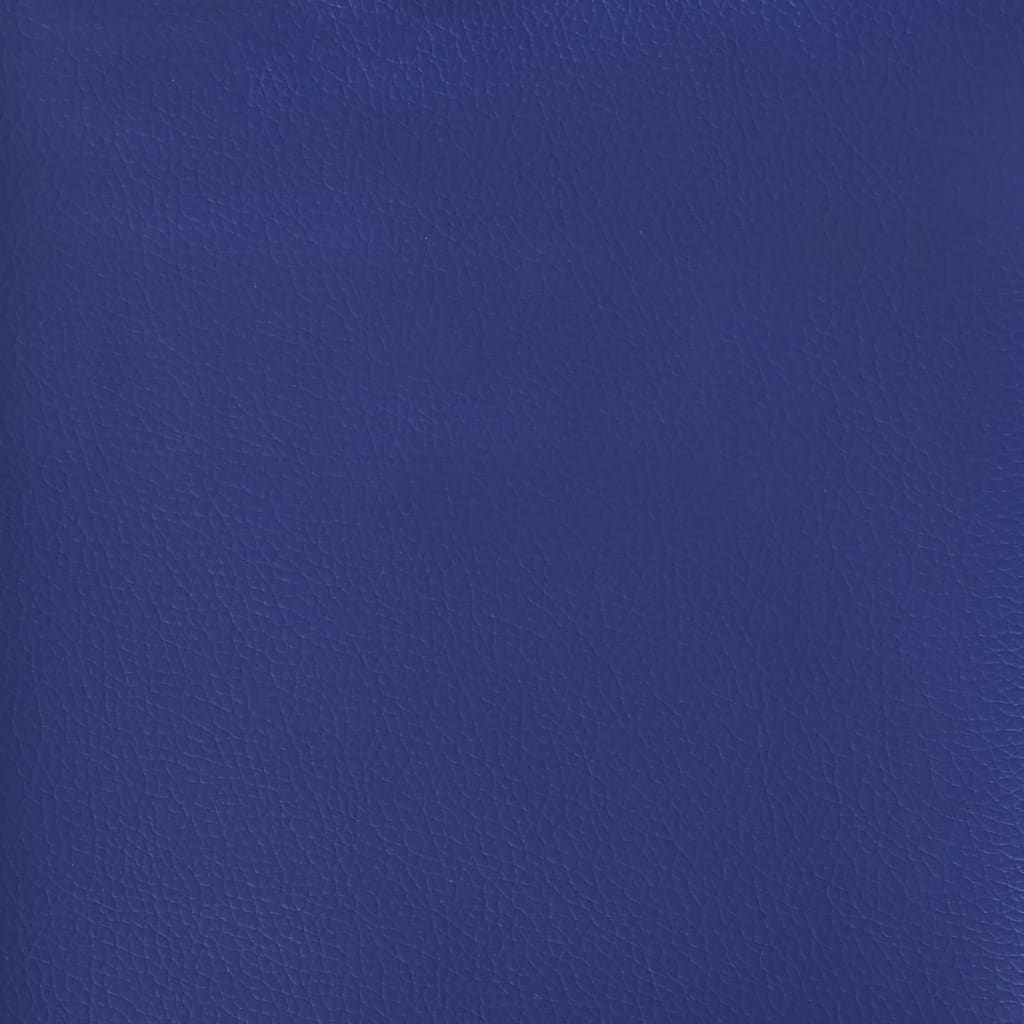 vidaXL Gamestoel kunstleer zwart en blauw