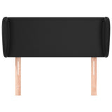vidaXL Headboard with Edges 83x23x78/88 cm Faux Leather Black