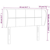 vidaXL Bord de toit avec randen 83x23x78/88 cm plaques d'éclairage