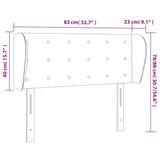 vidaXL Porte-bagages avec randen 83x23x78/88 cm art noir