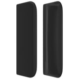 vidaXL Bord de toit avec randen 83x16x78/88 cm art noir