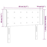 vidaXL Bord de toit avec randen 83x16x78/88 cm plaques de lumière