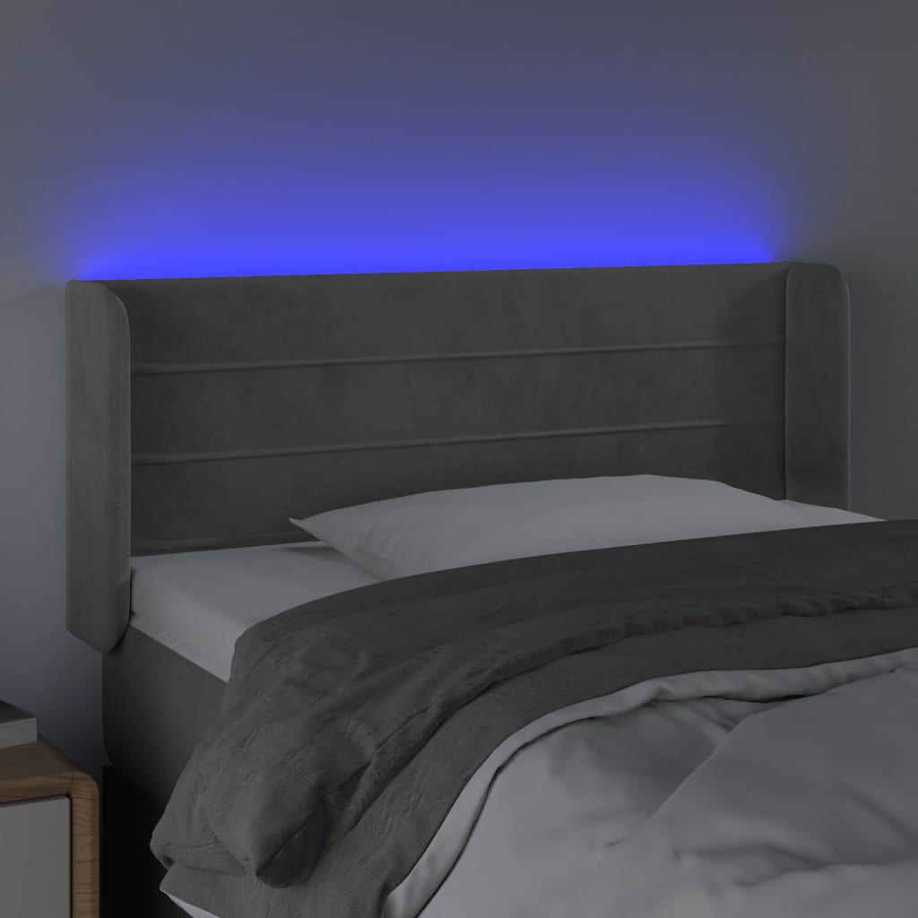 vidaXL Panneau de porte LED 83x16x78/88 cm poignées d'éclairage