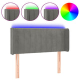 vidaXL Panneau de porte LED 83x16x78/88 cm poignées d'éclairage