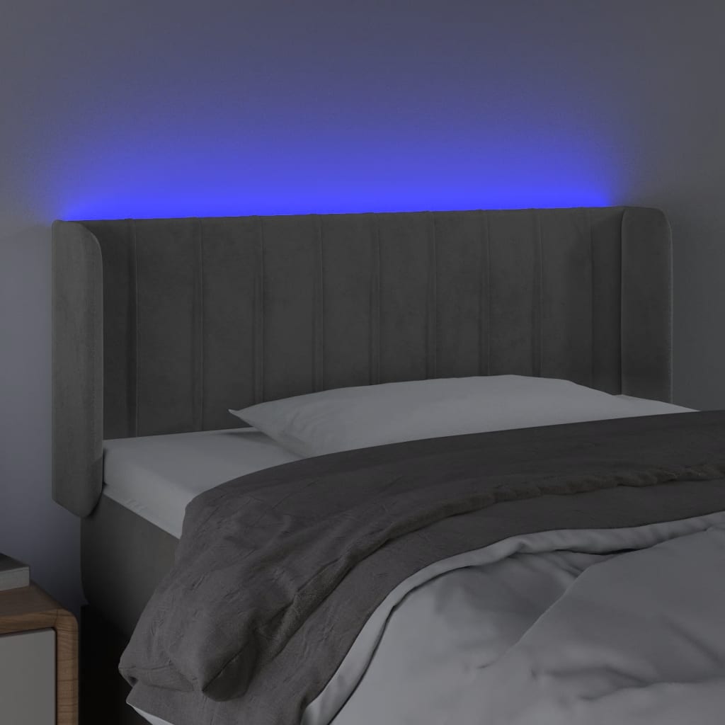 vidaXL Panneau de porte LED 83x16x78/88 cm poignées d'éclairage