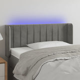 vidaXL Panneau de porte LED 83x16x78/88 cm poignées d'éclairage