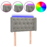 vidaXL Panneau de porte LED 83x16x78/88 cm poignées d'éclairage