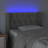 vidaXL Panneau de porte LED 83x16x78/88 cm poignées d'éclairage