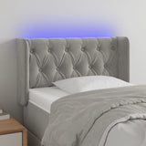 vidaXL Panneau de porte LED 83x16x78/88 cm poignées d'éclairage