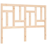 vidaXL Bed Frame with Headboard Solid Wood