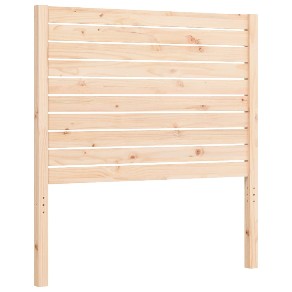 vidaXL Bed Frame with Headboard Solid Wood