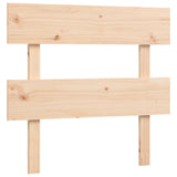vidaXL Bed Frame with Headboard Solid Wood