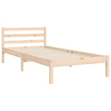 vidaXL Bed Frame with Headboard Solid Wood