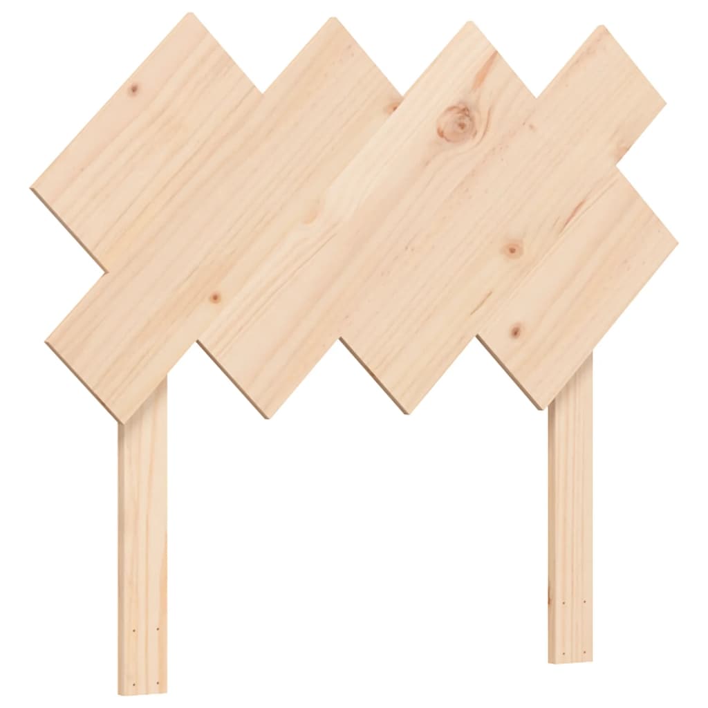 vidaXL Bed Frame with Headboard Solid Wood