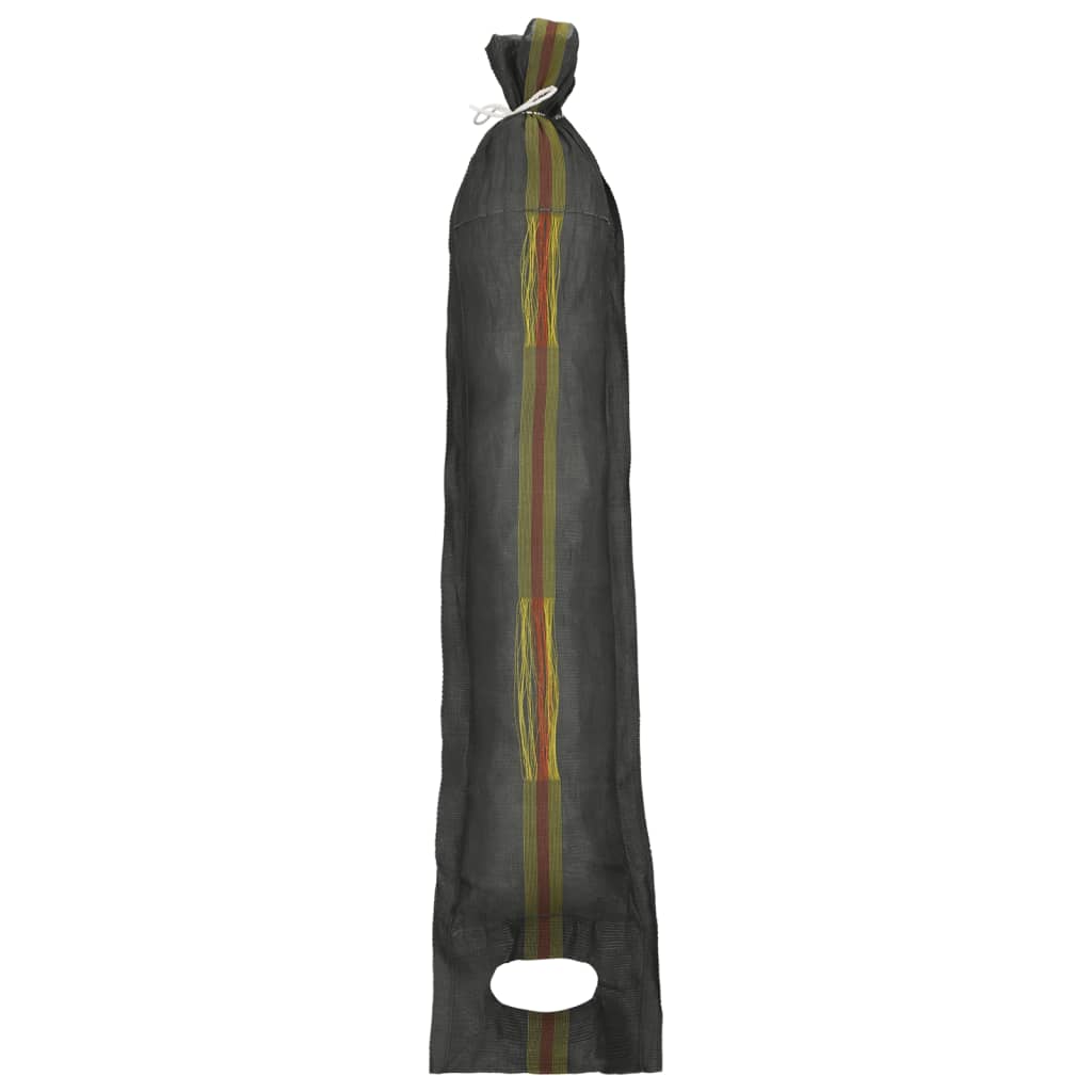 vidaXL Sandbags 10 pcs 103x25 cm HDPE dark green