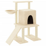 vidaXL Cat Tree with Sisal Scratching Posts 96.5 cm Cream