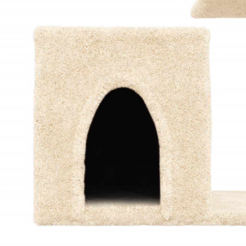 vidaXL Cat Tree with Sisal Scratching Posts 50.5 cm Cream