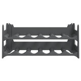 vidaXL Stackable 12-Bottle Wine Rack PP