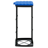 vidaXL Vuilniszakhouders 2 st 60 L PP zwart en blauw