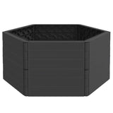 vidaXL Plantenbak PP antracietkleurig