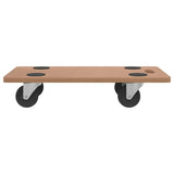 vidaXL Moving Dollies 2 pcs Rectangular Engineered Wood