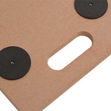 vidaXL Moving Dollies 2 pcs Rectangular Engineered Wood