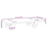 vidaXL Moving Dollies 2 pcs Rectangular Engineered Wood
