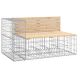 vidaXL Tuinbank schanskorfontwerp 347x71x65,5 cm massief grenenhout