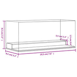 vidaXL Display Case transparent 19.5x8.5x8.5 cm acrylic