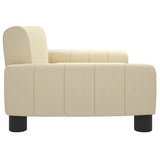 vidaXL Banque d'enfants 70x45x30 cm en tissu crème coloré