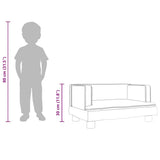 vidaXL Kids Sofa 60x40x30 cm Velvet Brown