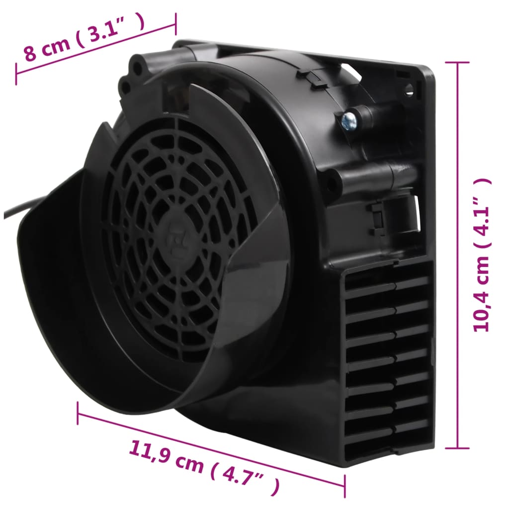 vidaXL Guirlande lumineuse avec 66 LED et ventilateur 660 cm