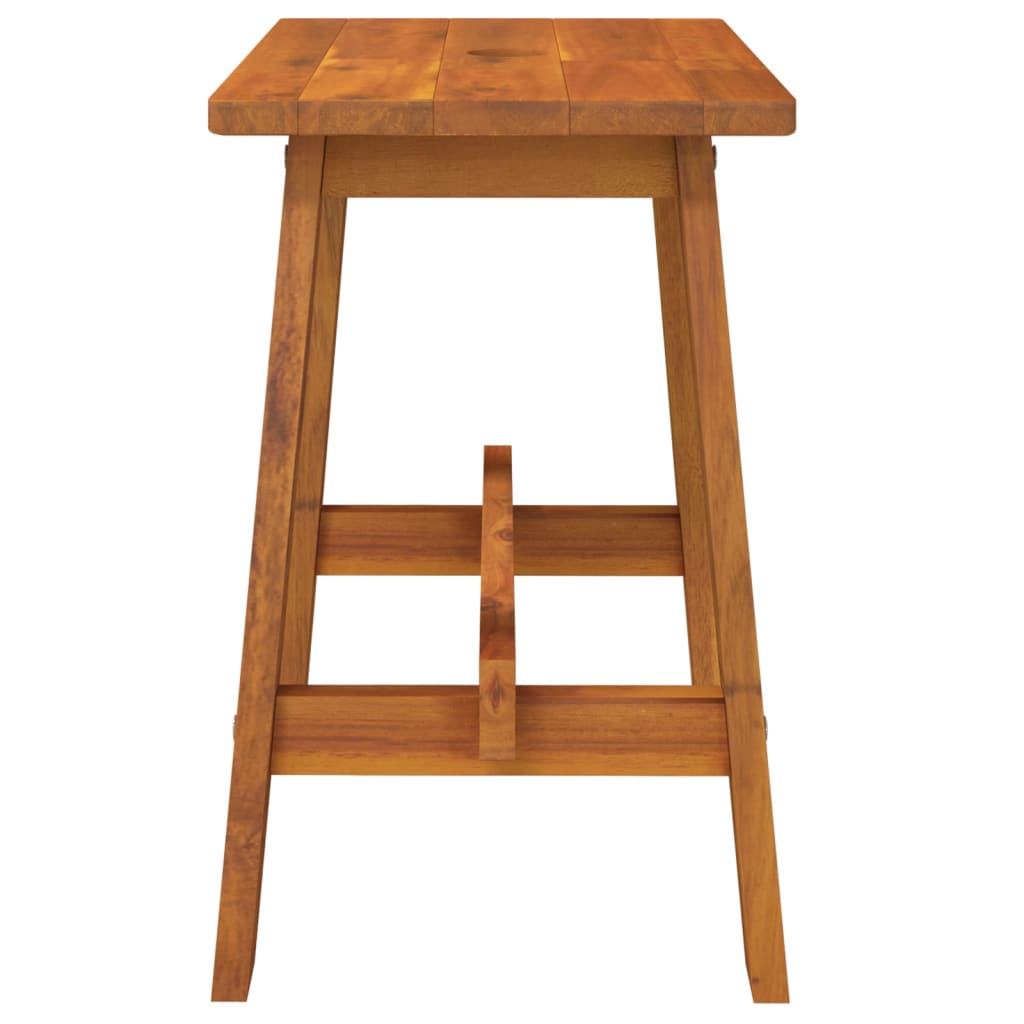 vidaXL Tabouret 45x29x45 cm rectangulaire en bois d'acacia massif