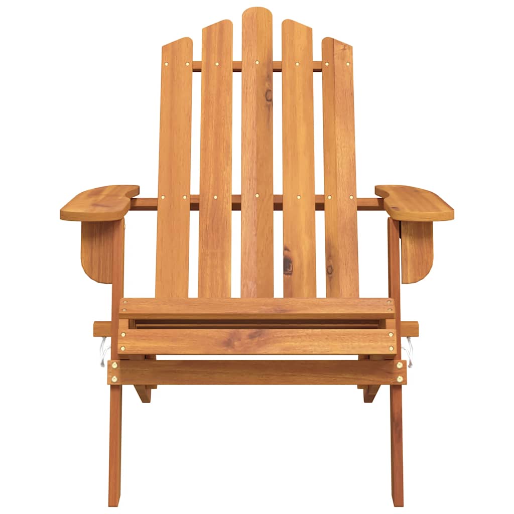 vidaXL Adirondack Garden Chairs 2 pcs Solid Acacia Wood