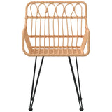 vidaXL Tuinstoelen 2 st met armleuning 56x64x80 cm PE-rattan