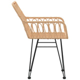 vidaXL Tuinstoelen 2 st met armleuning 56x64x80 cm PE-rattan