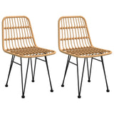 vidaXL Tuinstoelen 2 st 48x62 84 cm PE-rattan