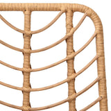 vidaXL Barkrukken 2 st 45x56x103,5 cm PE-ratten en staal