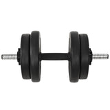 vidaXL Halter met gewichten 40 kg