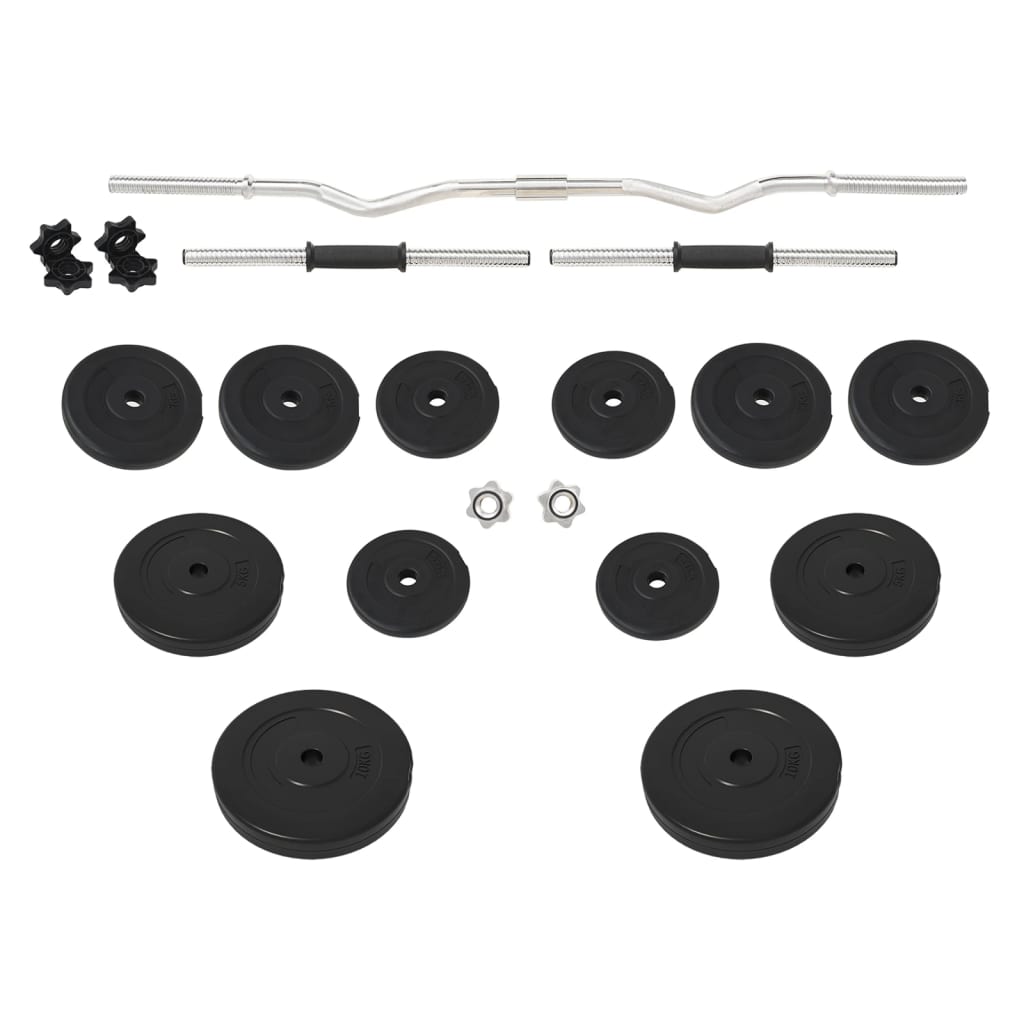 vidaXL Dumbbell Set with Weights 60 kg