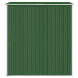 vidaXL Tuinschuur 192x191x223 cm gegalvaniseerd staal groen