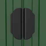 vidaXL Tuinschuur 192x191x223 cm gegalvaniseerd staal groen