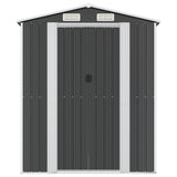 vidaXL Tuinschuur 192x191x223 cm gegalvaniseerd staal antracietkleurig