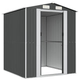 vidaXL Tuinschuur 192x191x223 cm gegalvaniseerd staal antracietkleurig