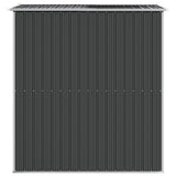 vidaXL Tuinschuur 192x191x223 cm gegalvaniseerd staal antracietkleurig