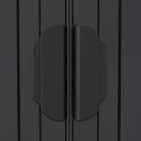 vidaXL Tuinschuur 192x191x223 cm gegalvaniseerd staal antracietkleurig