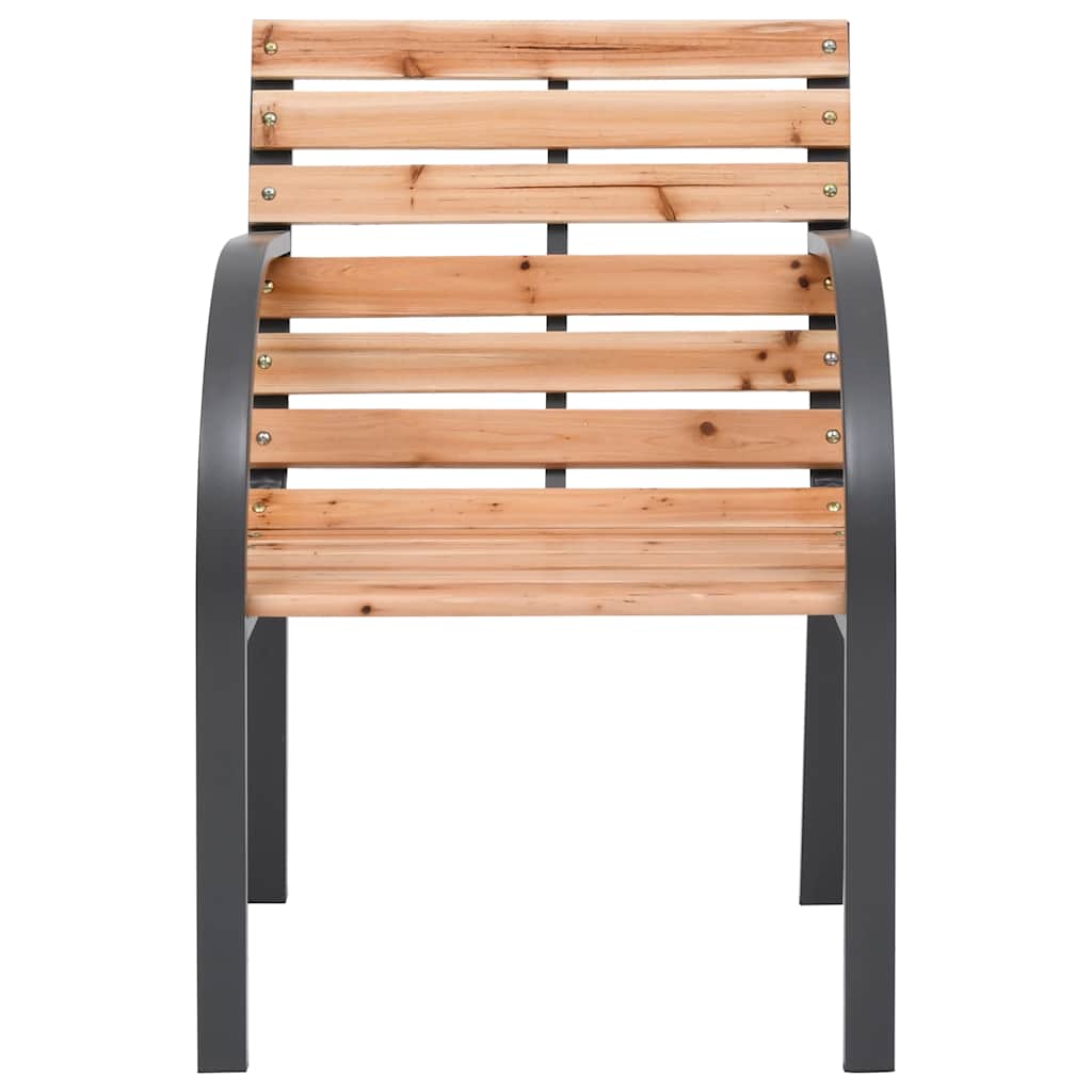 vidaXL Tuinstoelen 2 st massief vurenhout