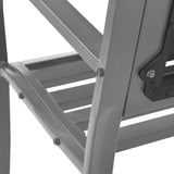 vidaXL Tuinbank 120 cm staal zwart